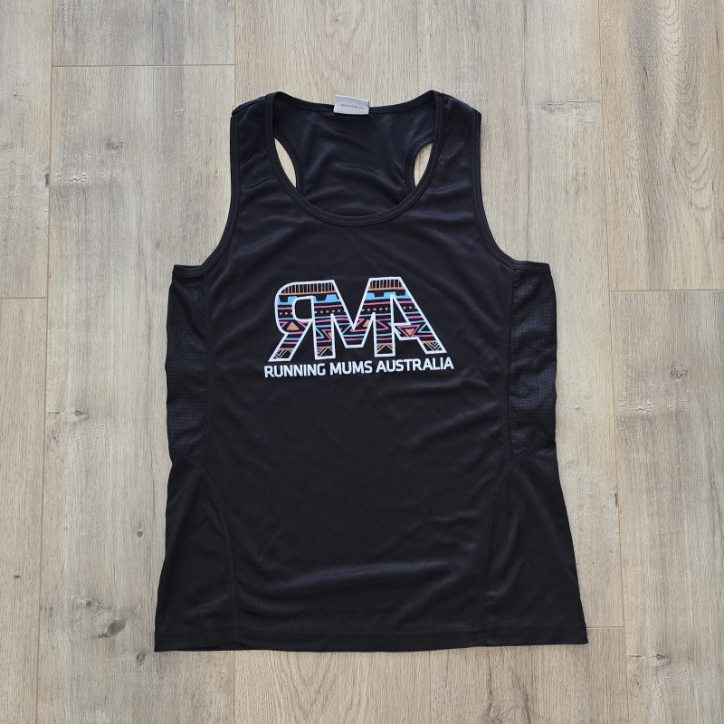 2022 RMA Black Tribal Singlet